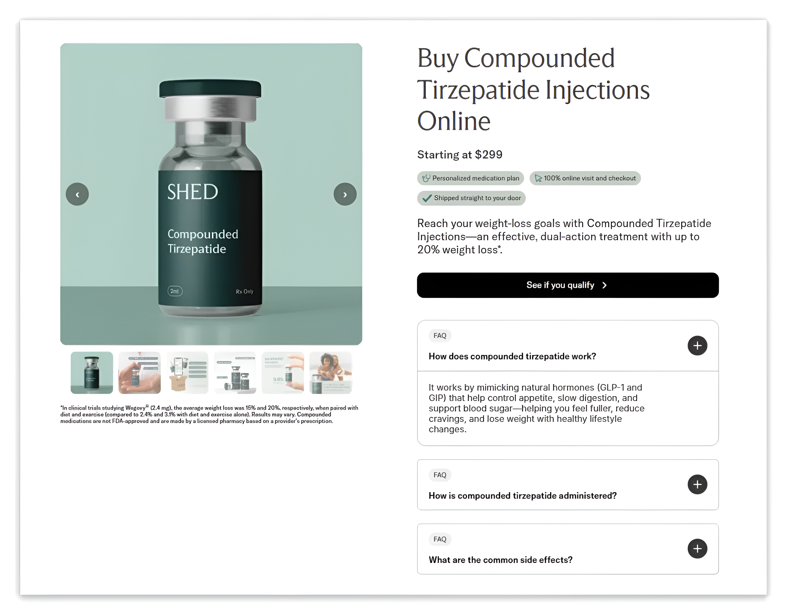 shed rx product page